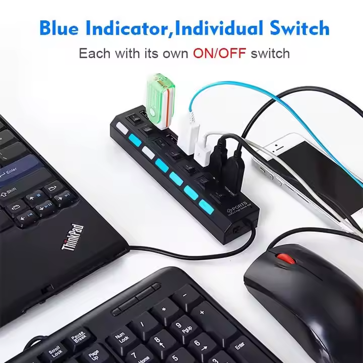 Multi ports USB